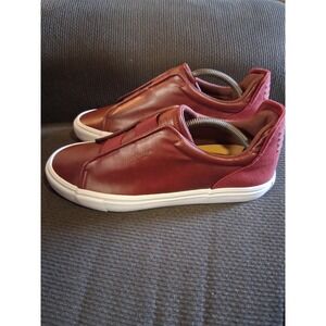 London Fog‎ Francis Low Slip On  Mens Size 11M Maroon Casual Shoes CL30373M